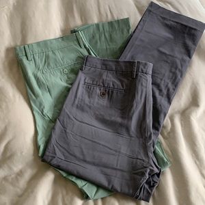 J.Crew Men’s Summer Chino Pants.  2 Pairs